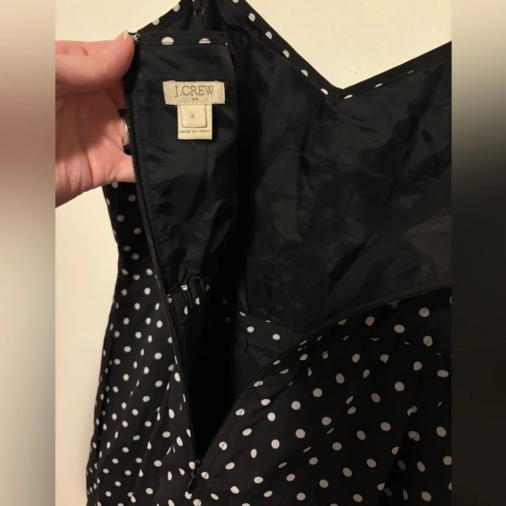 J. Crew Black and White Polka Dot Dress - Picture 4 of 4